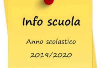 Anno scolastico 2019/2020