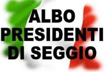 Albo presidenti di seggio anno 2020